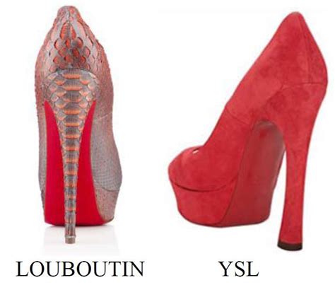 louboutin v yves saint laurent|louboutin and ysl.